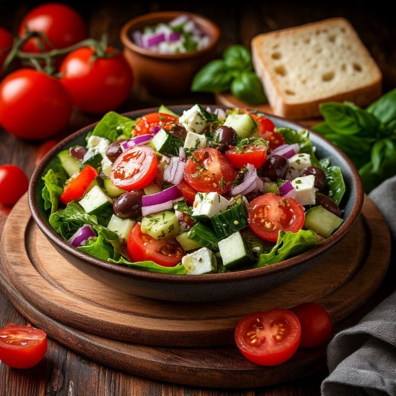 Греческий салат: Вдохновение из солнечной Греции