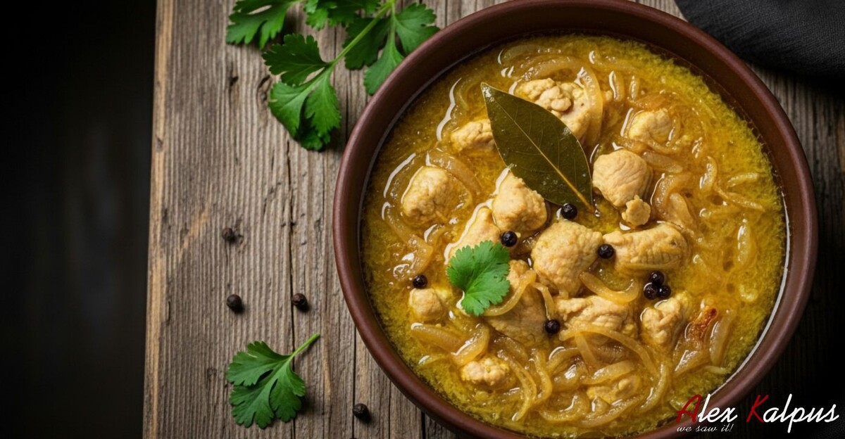 Новый взгляд на классическое чахохбили: курица в молодом чесноке