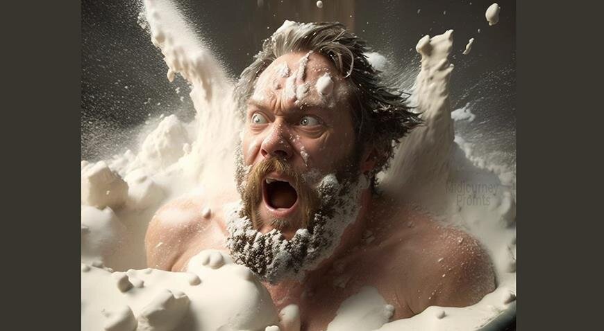 Нейросеть визуализировала гастрономические пословицы: волк, грибы и каша в живописи