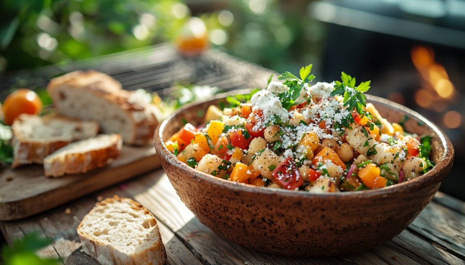 Шопский салат с брынзой: летний вкус на вашем столе