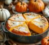 Нежная тыквенная запеканка с творогом