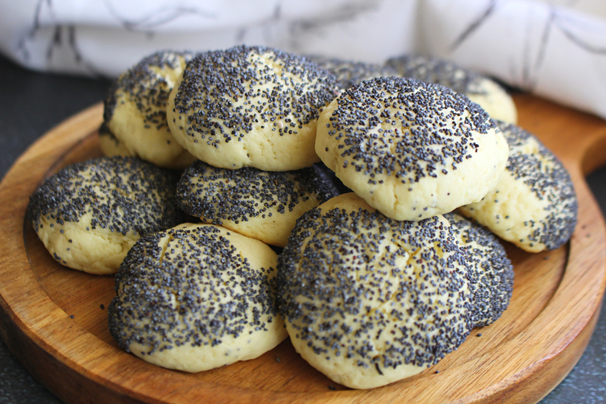 Нежное печенье с маком за полчаса