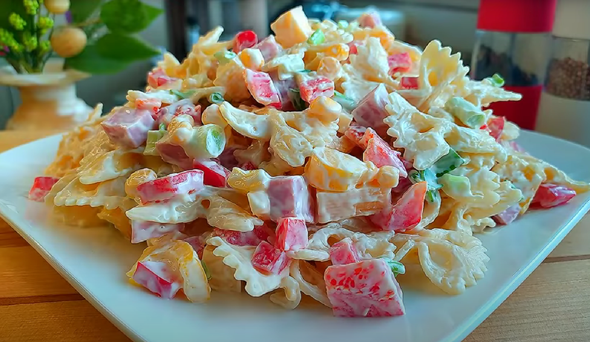 Как приготовить вкусный паста-салат из ненужных макарон