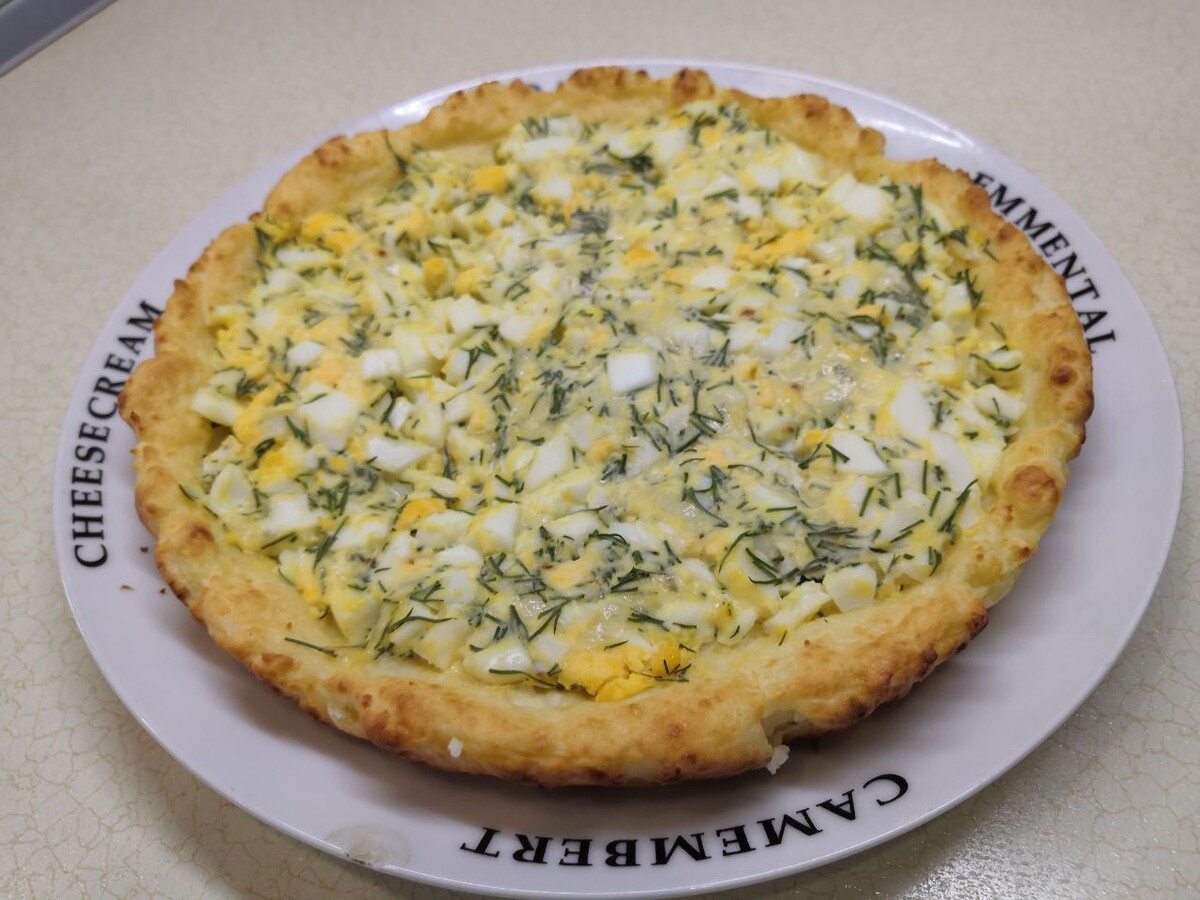 Завораживающий пирог из творога и яиц