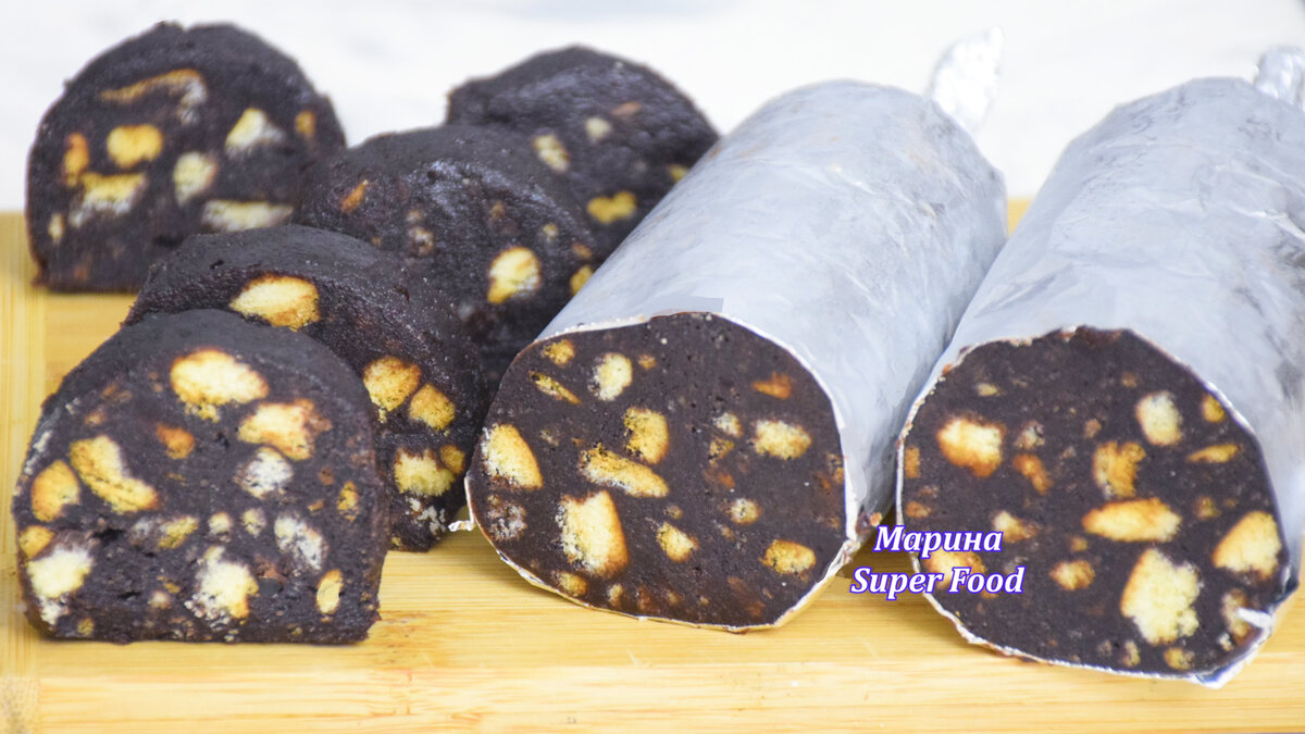 Сладкая ностальгия: как быстро приготовить шоколадную колбаску дома