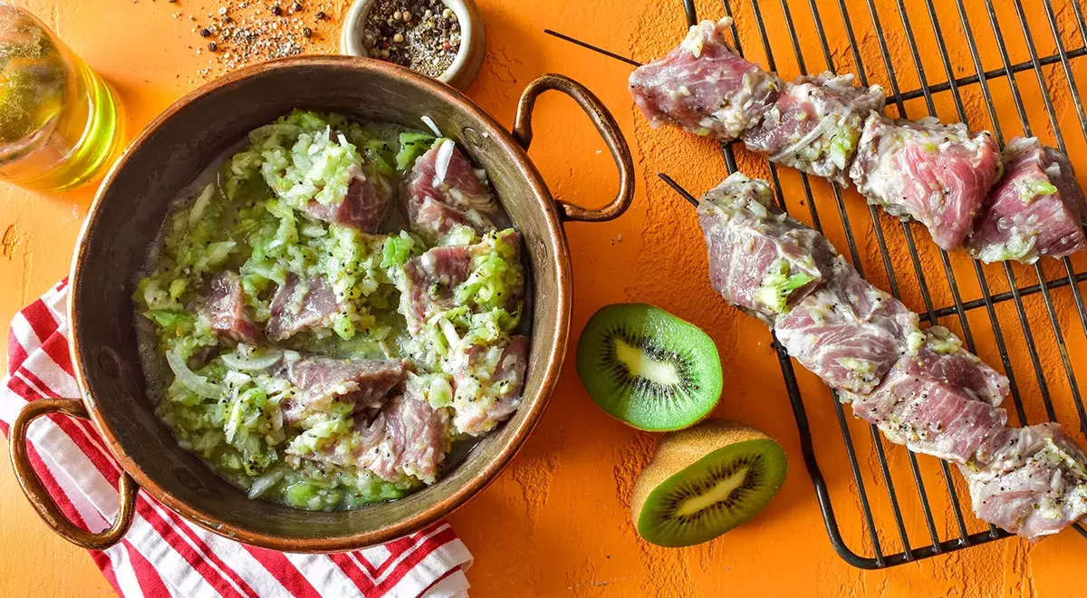 Киви как секрет твоего идеального шашлыка: нежность и сочность в каждом кусочке